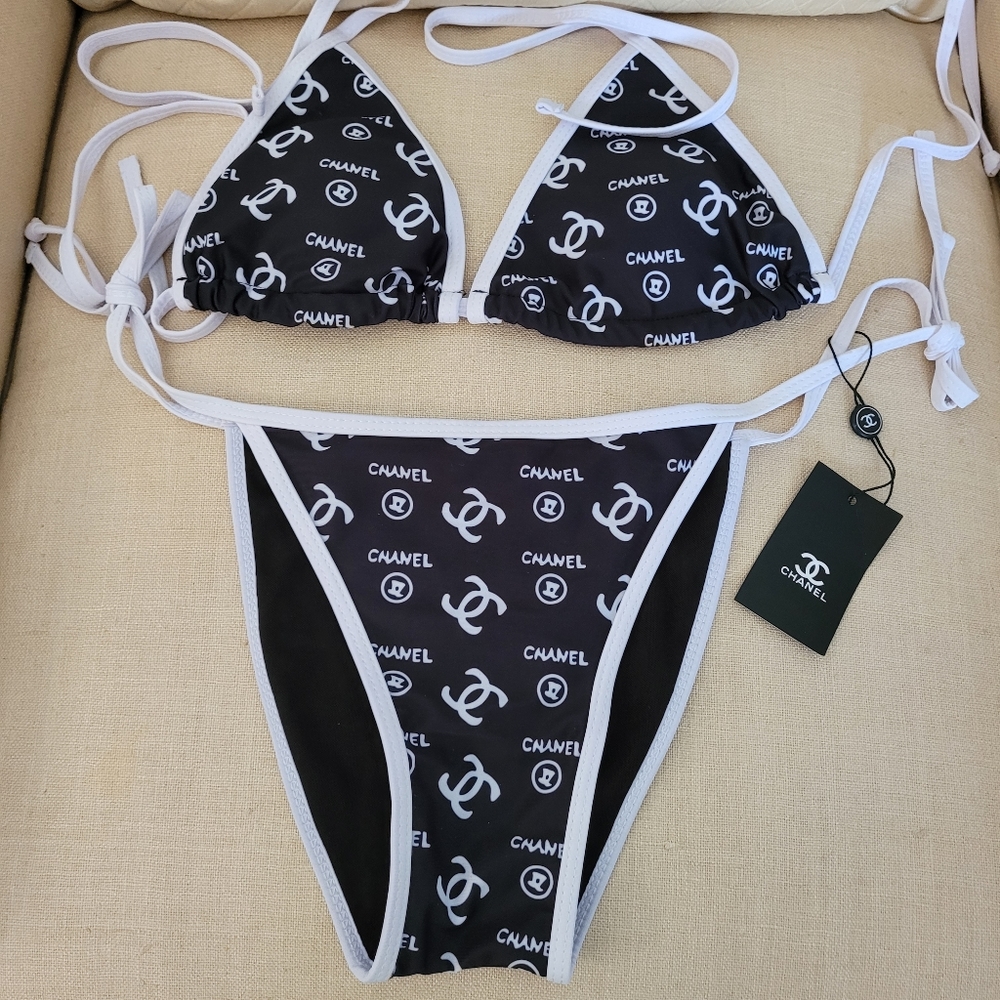 CHANEL SIGNATURE LOGO BIKINI